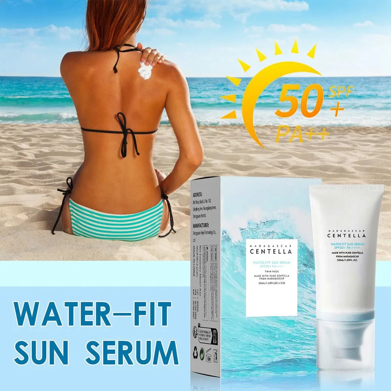 Protetor Solar Facial 50+ Centella – Proteção, Hidratação e Clareamento em Um Só Produto