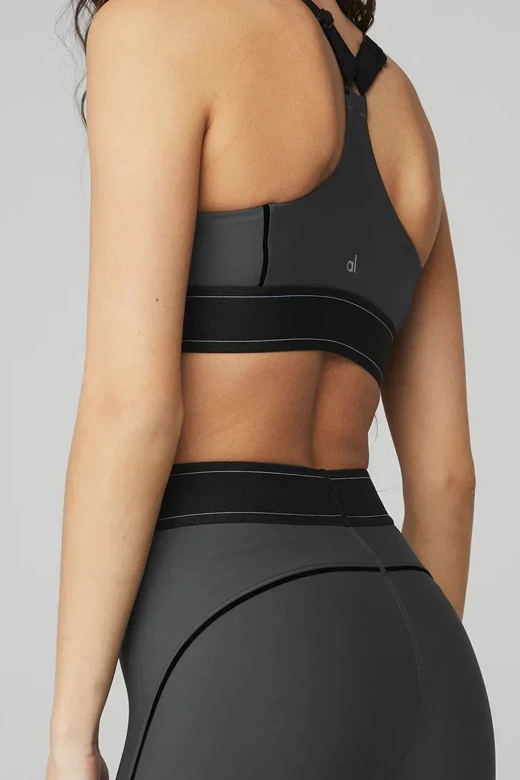 Conjunto Esportivo Feminino LO – Top Air Bra + Legging Cintura Alta