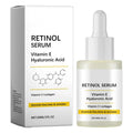 Sérum Facial com Retinol & Ácido Hialurônico – Rejuvenescedor e Firmador