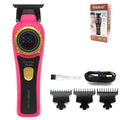 Kemei KM-999 Professional Hair Salon Electric Hair Trimmer Oil Head Push LCD Digital Display Hair Clipper Men's Barber Machine