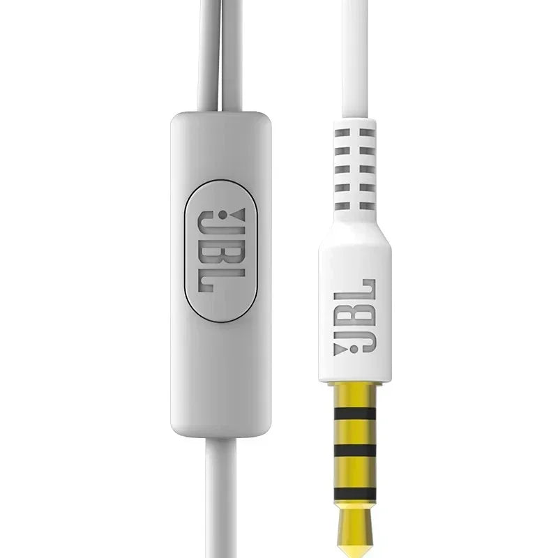 JBL C100Si Original 3.5mm Wired Stereo Earphones Deep Bass Music Sports Headset Running Earphone Hands-free Call with Microphone