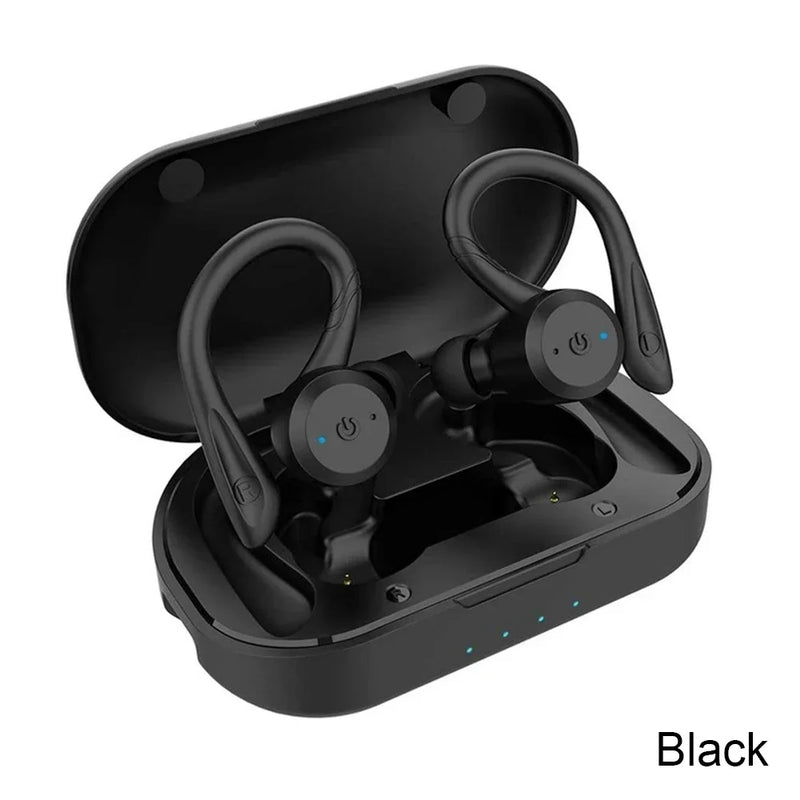 TWS Bluetooth Sports Earphone IPX7 Waterproof Swimming Waterproof Earbuds Stereo Dual Wear Style Sport Wireless Headset