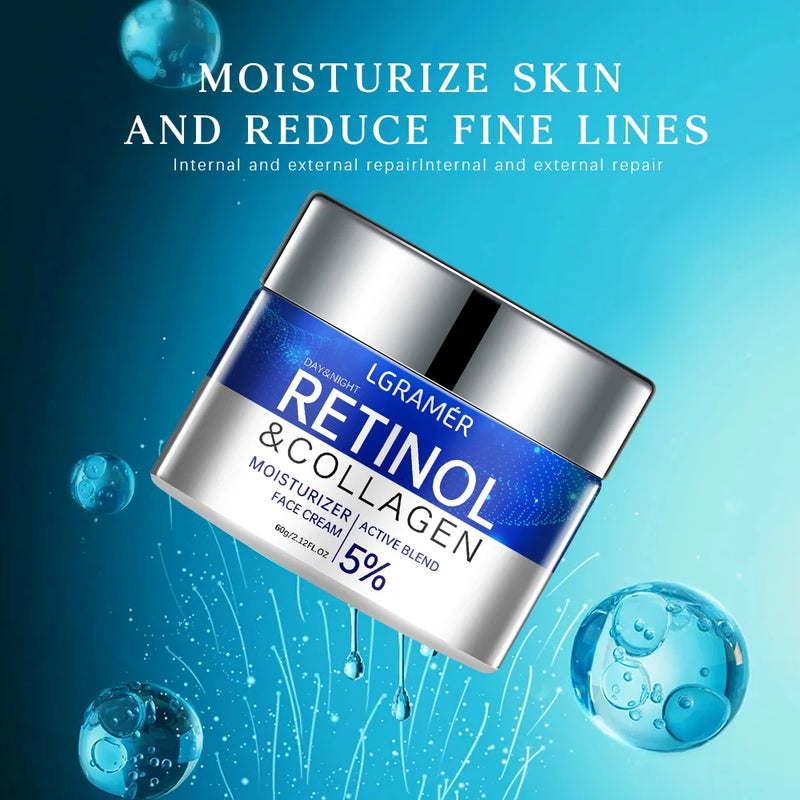Creme Anti-Idade com Retinol – Redução de Rugas, Firmamento e Clareamento de Pele