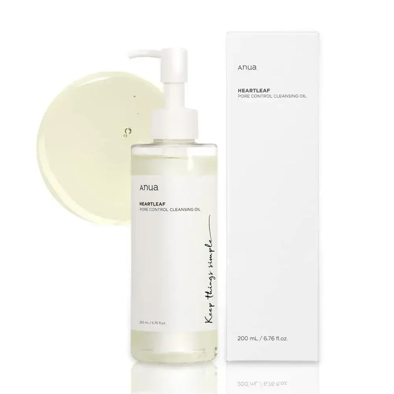 Kit de Cuidados Faciais Coreano Heartleaf Anua – Limpeza, Hidratação e Juventude em Cada Passo