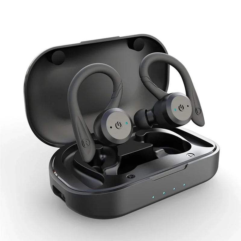 TWS Bluetooth Sports Earphone IPX7 Waterproof Swimming Waterproof Earbuds Stereo Dual Wear Style Sport Wireless Headset