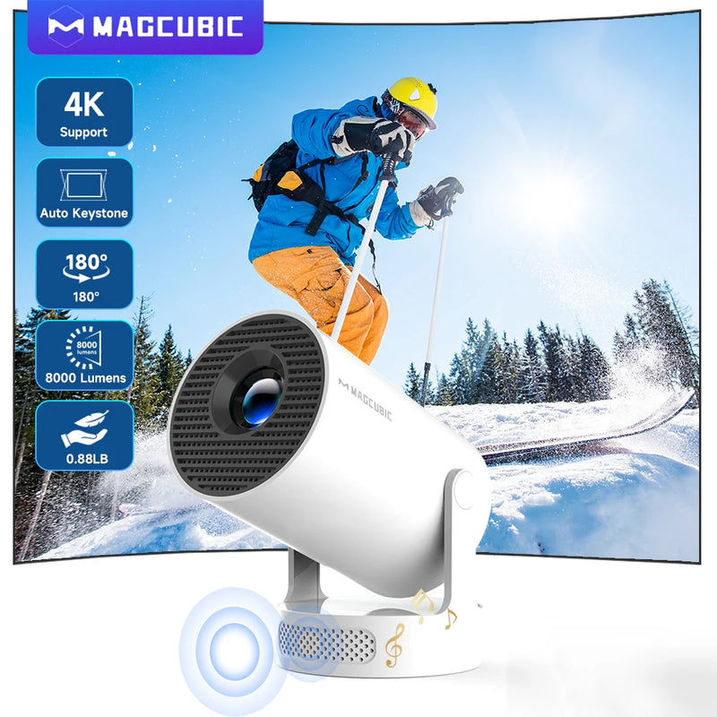 Magcubic Projector HY300 PRO – O Cinema em Casa com Qualidade 4K e Conectividade de Última Geração!