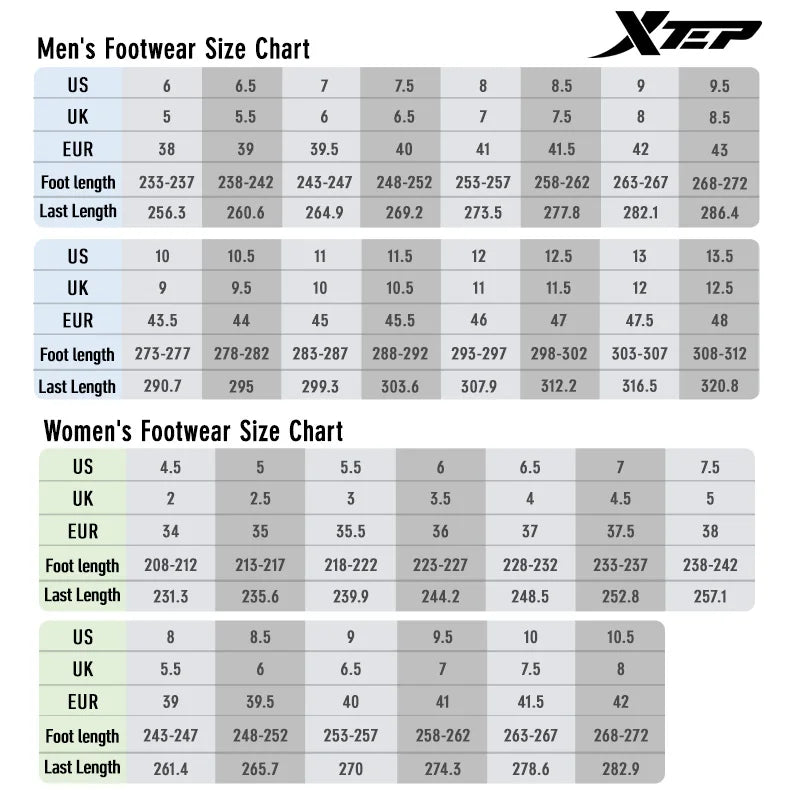 Sinta o Conforto a Cada Passo – Xtep Tênis Masculino de Corrida Cross-country