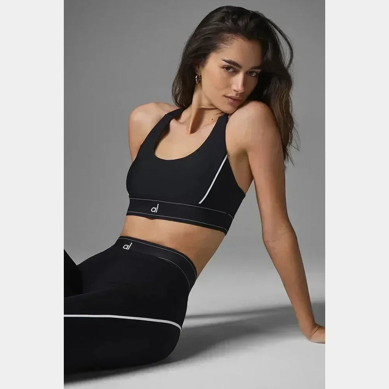 Conjunto Esportivo Feminino LO – Top Air Bra + Legging Cintura Alta