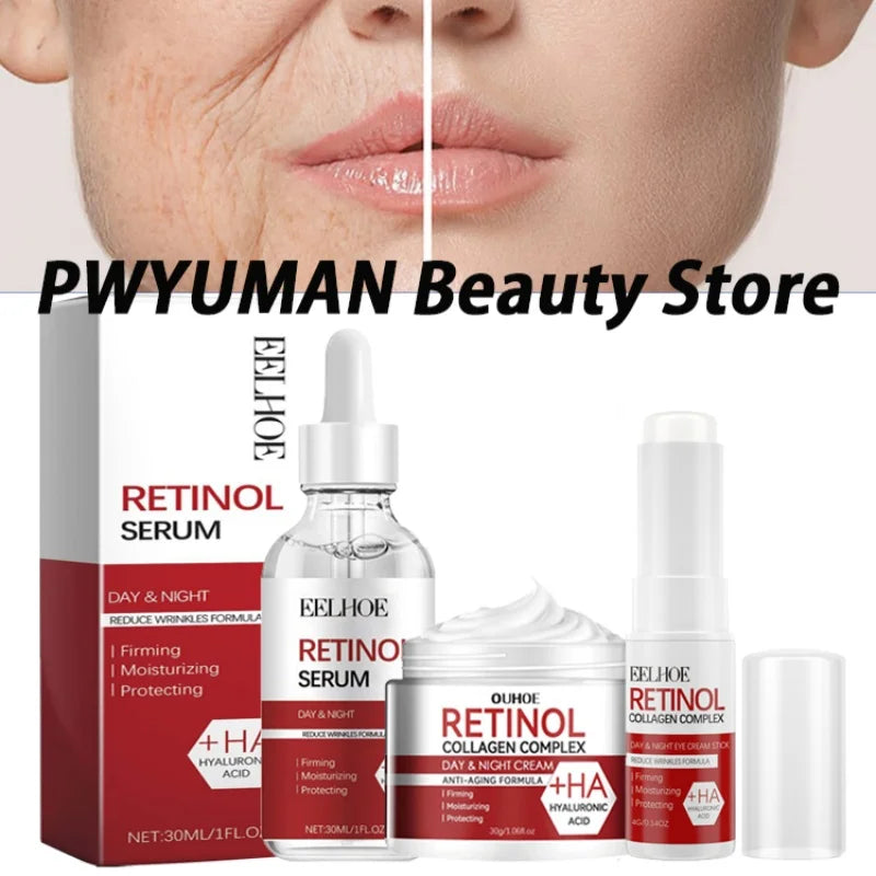 Conjunto Facial Anti-Idade Coreano Original – Tratamento Completo para uma Pele Jovem e Renovada