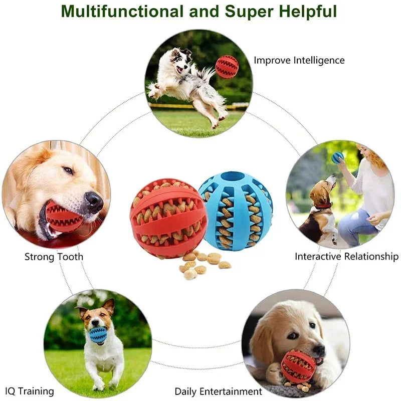 Diversão e Cuidado em Um Só Brinquedo – Bola Interativa para Cães