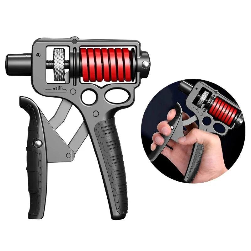 Transforme sua Força com o 5-165Kg Adjustable Heavy Hand Grip Exercise Strengthener