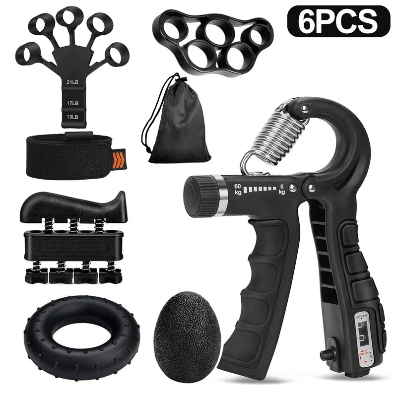 Transforme sua força manual com o 5-60Kg Adjustable Heavy Hand Gripper