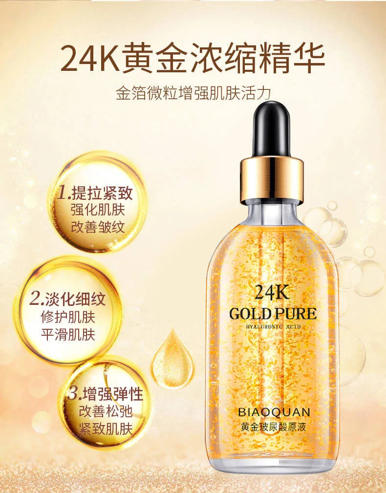 Sérum Facial 24K Gold & Ácido Hialurônico 100 ml