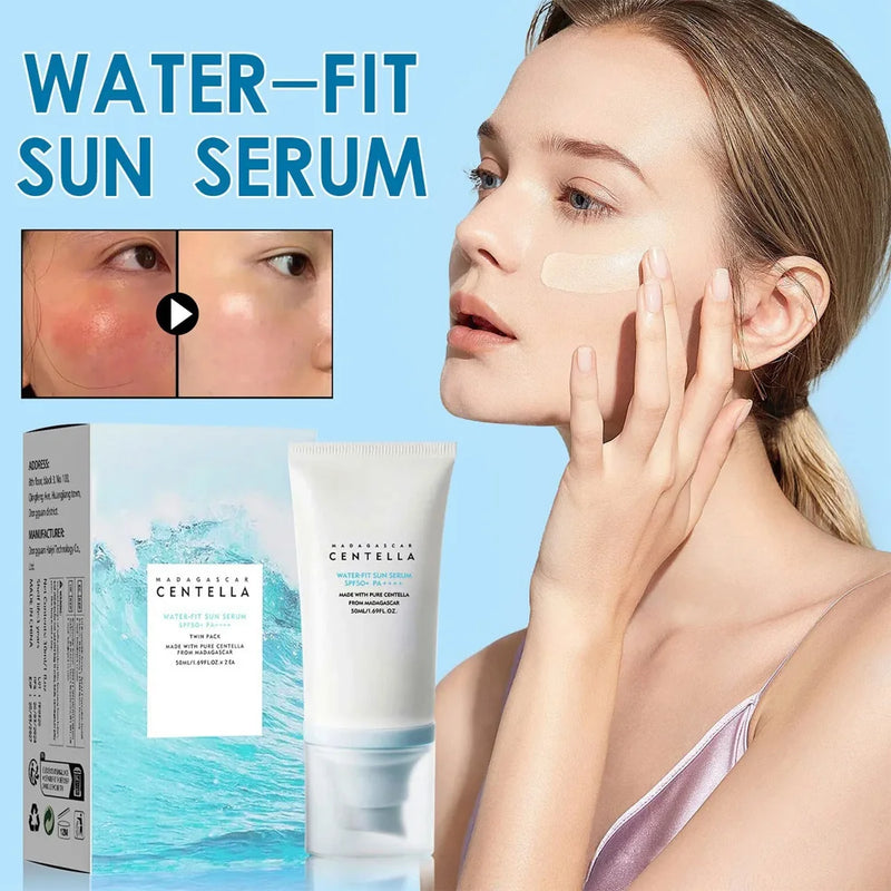 Protetor Solar Facial 50+ Centella – Proteção, Hidratação e Clareamento em Um Só Produto