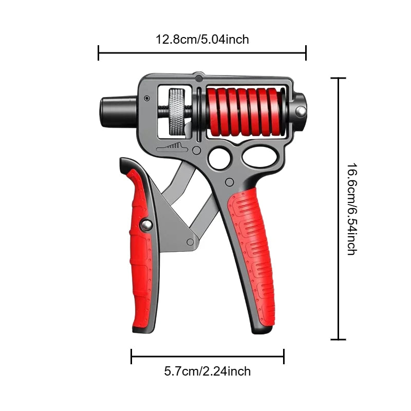 Transforme sua Força com o 5-165Kg Adjustable Heavy Hand Grip Exercise Strengthener