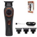 Kemei KM-999 Professional Hair Salon Electric Hair Trimmer Oil Head Push LCD Digital Display Hair Clipper Men's Barber Machine