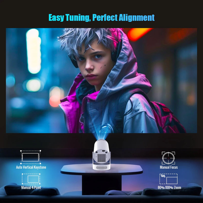 Magcubic Projector HY300 PRO – O Cinema em Casa com Qualidade 4K e Conectividade de Última Geração!