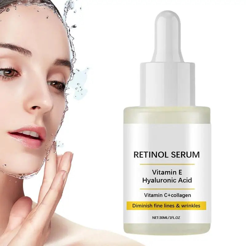 Sérum Facial com Retinol & Ácido Hialurônico – Rejuvenescedor e Firmador