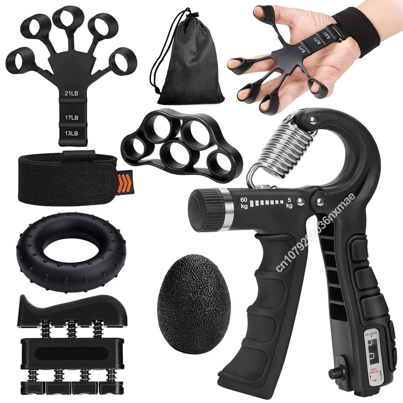 Transforme sua força manual com o 5-60Kg Adjustable Heavy Hand Gripper
