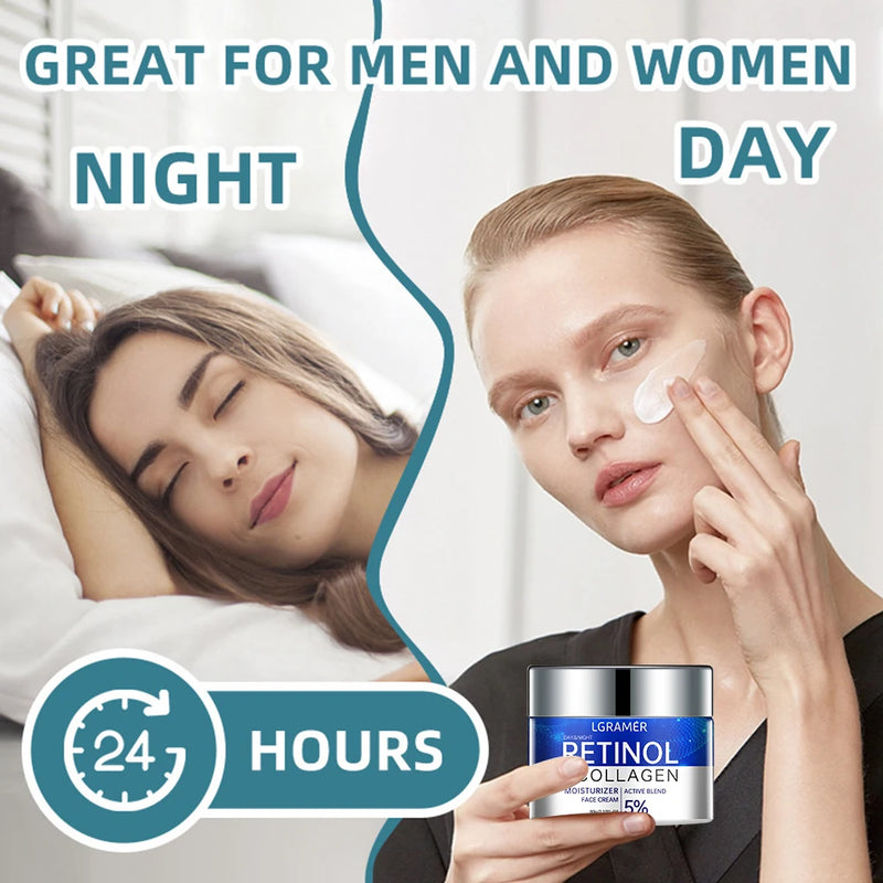 Creme Anti-Idade com Retinol – Redução de Rugas, Firmamento e Clareamento de Pele