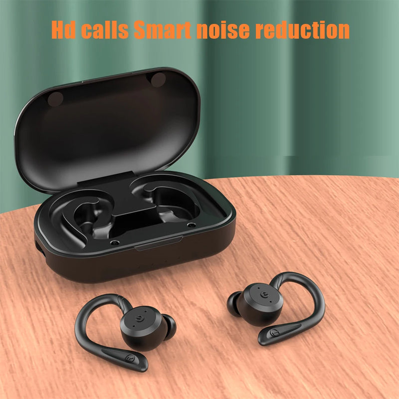 TWS Bluetooth Sports Earphone IPX7 Waterproof Swimming Waterproof Earbuds Stereo Dual Wear Style Sport Wireless Headset
