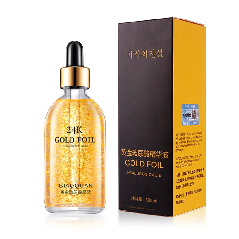 Sérum Facial 24K Gold & Ácido Hialurônico 100 ml