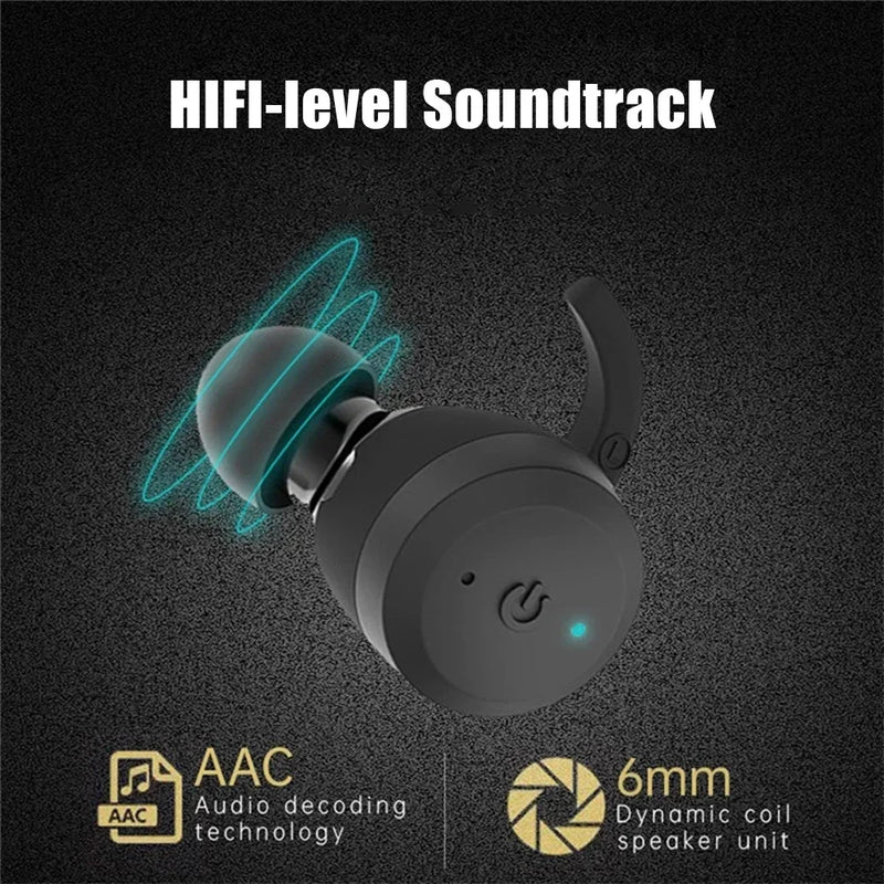 TWS Bluetooth Sports Earphone IPX7 Waterproof Swimming Waterproof Earbuds Stereo Dual Wear Style Sport Wireless Headset