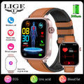 LIGE AI Diagnose Health Smart Watch Women ECG+PPG+HRV Micro Examination Blood Fat Uric Acid Heart Rate BT Call Smartwatch 2025