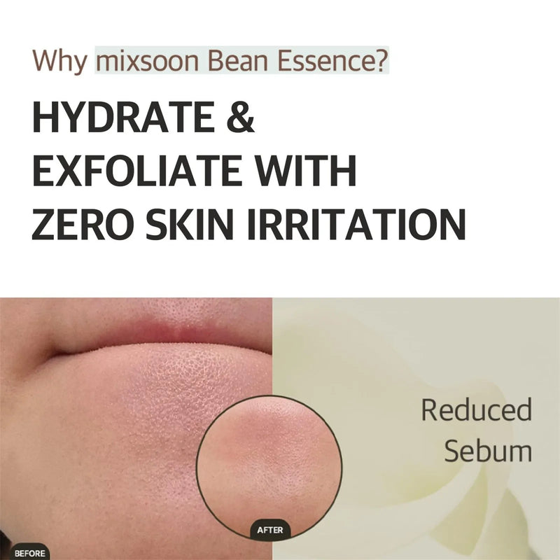 Mixsoon Bean Essence – Hidratação Profunda e Renovação Suave