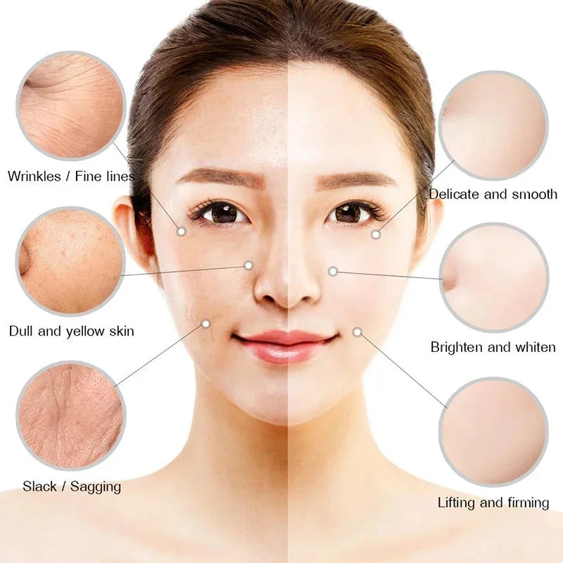 Conjunto Facial Anti-Idade Coreano Original – Tratamento Completo para uma Pele Jovem e Renovada