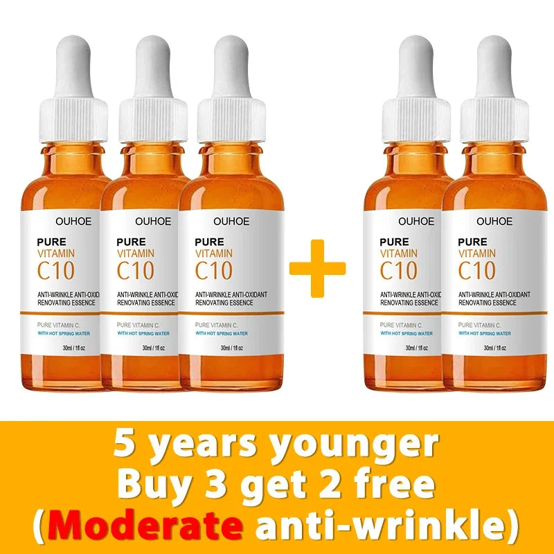 Sérum Facial com Vitamina C – Antissinais, Iluminador e Rejuvenescedor