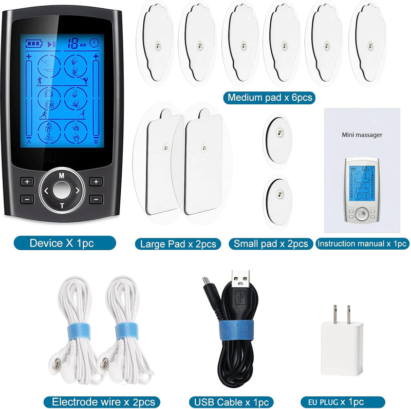 Alivie a dor e melhore o seu bem-estar com o TENS Unit EMS Muscle Stimulator