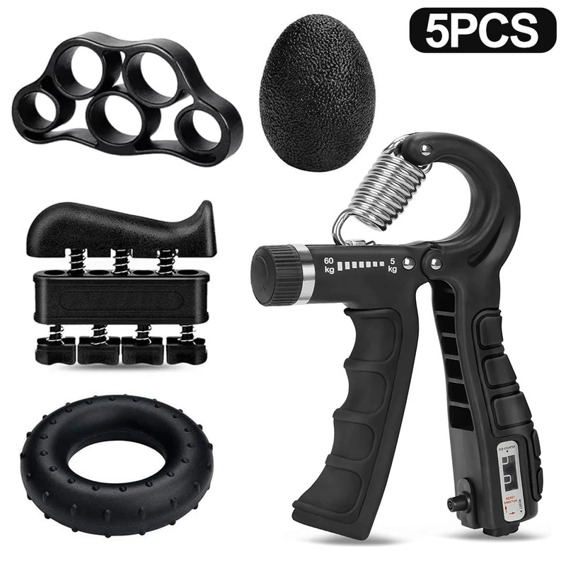 Transforme sua força manual com o 5-60Kg Adjustable Heavy Hand Gripper