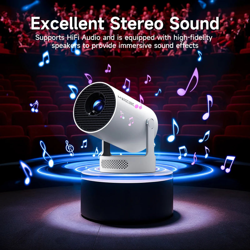 Magcubic Projector HY300 PRO – O Cinema em Casa com Qualidade 4K e Conectividade de Última Geração!